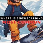 Where is snowboarding most common